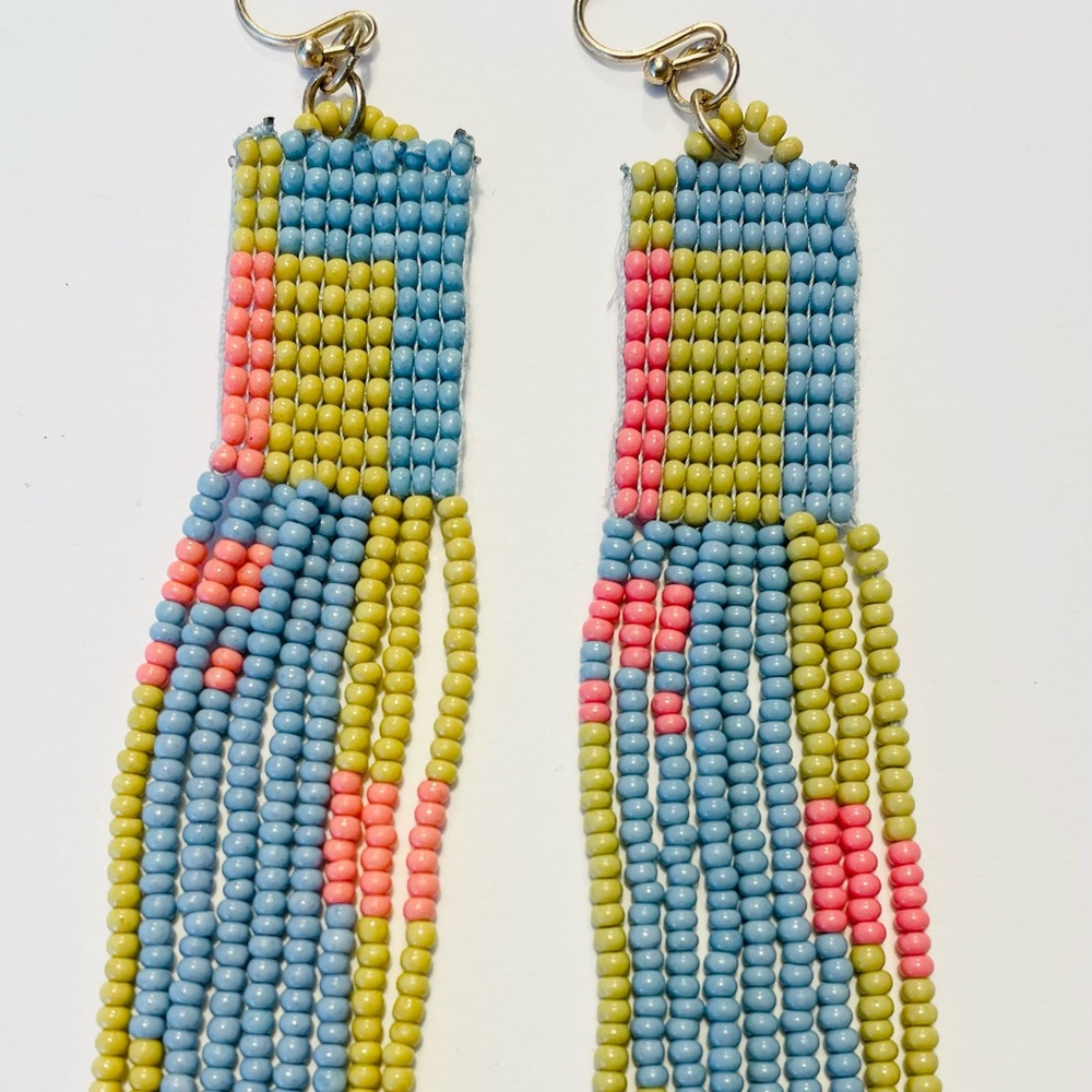 Colorful Beaded Earrings